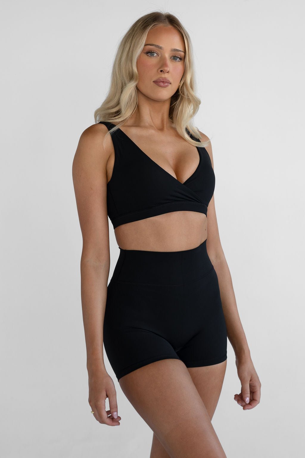 4" Sculpt Bike Shorts - Black - LEELO ACTIVE