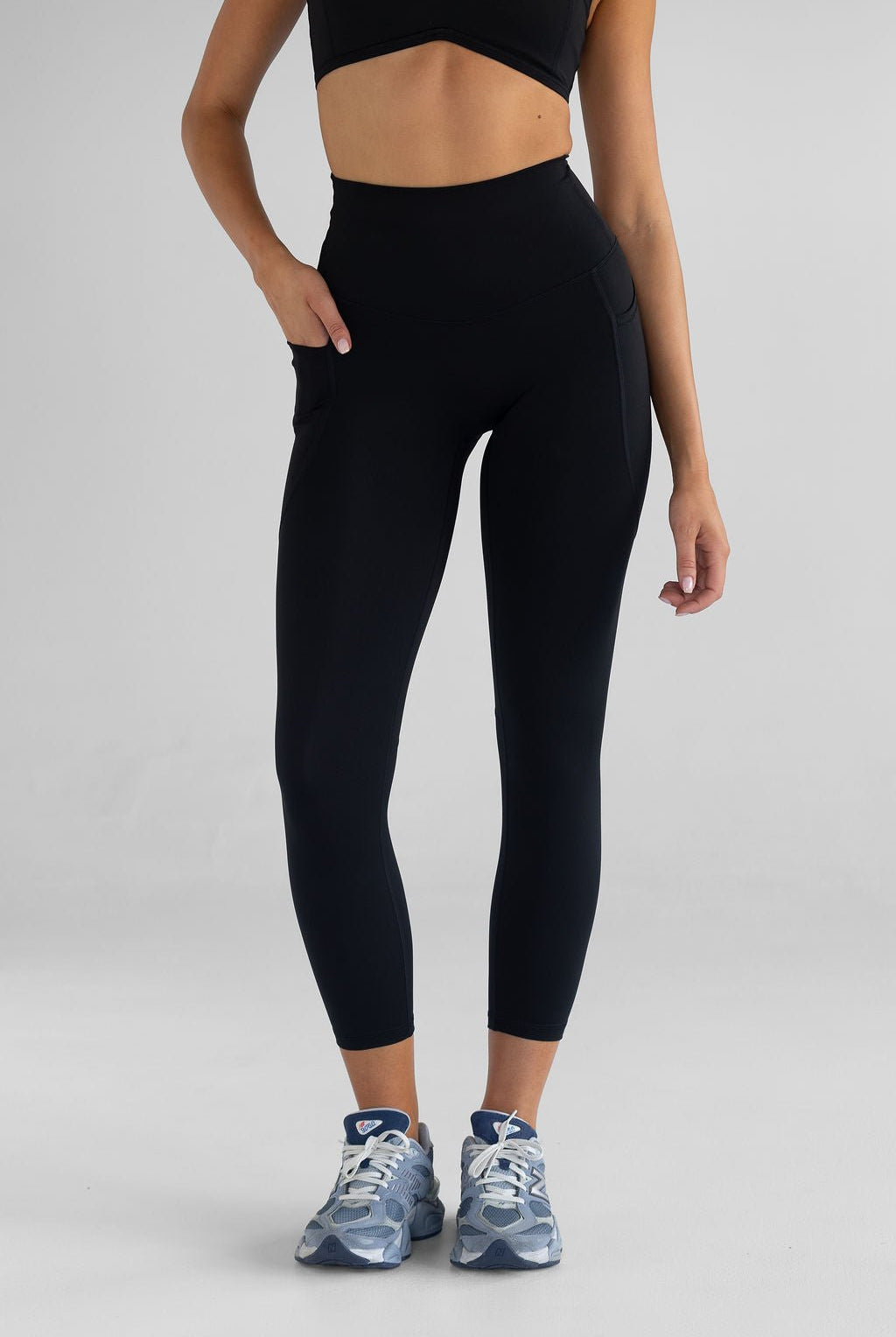 7/8 Pocket Leggings - Black - LEELO ACTIVE