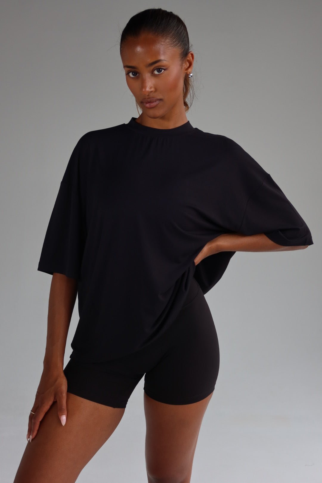 Bamboo T-Shirt - Black - LEELO ACTIVE