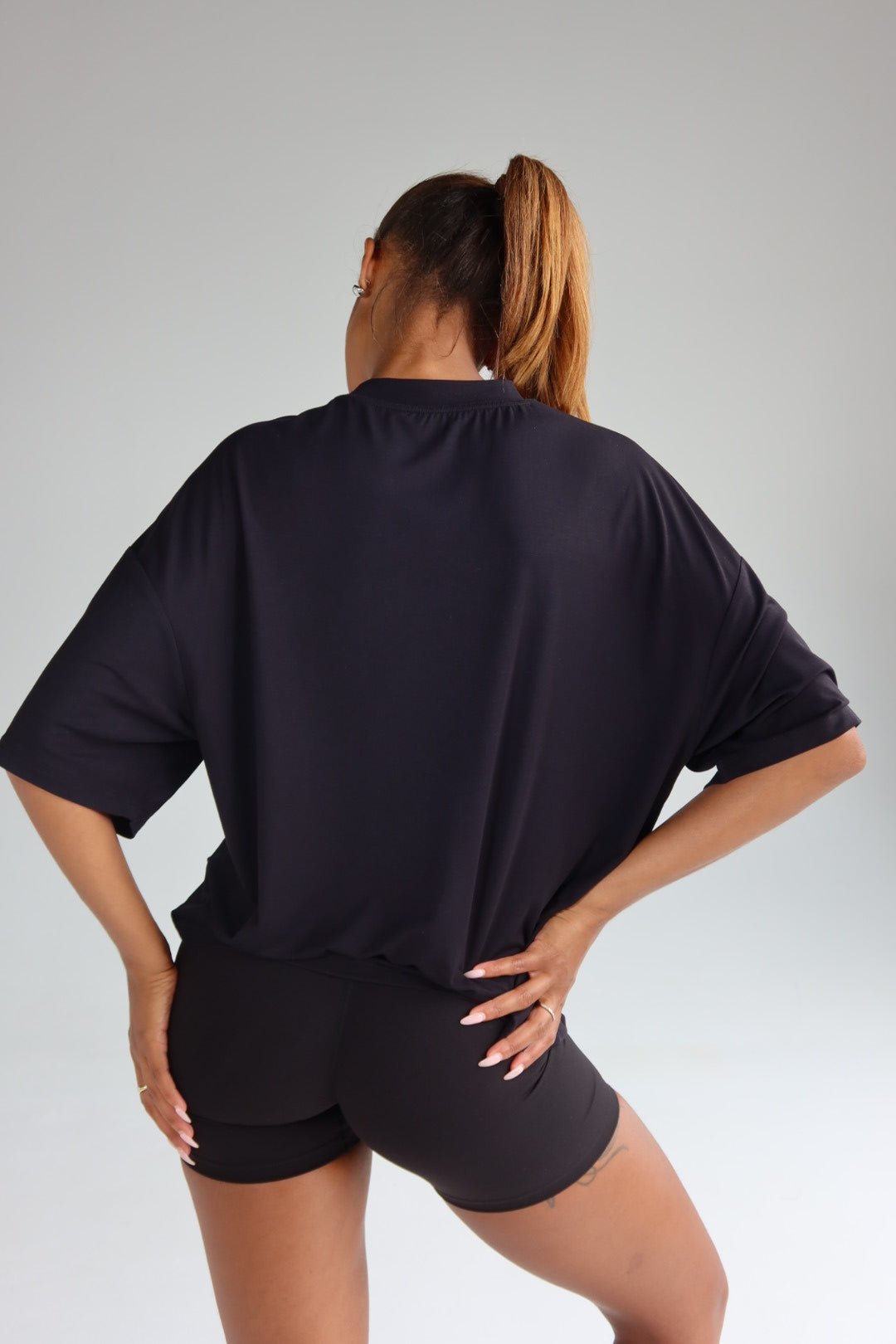 Bamboo T-Shirt - Black - LEELO ACTIVE