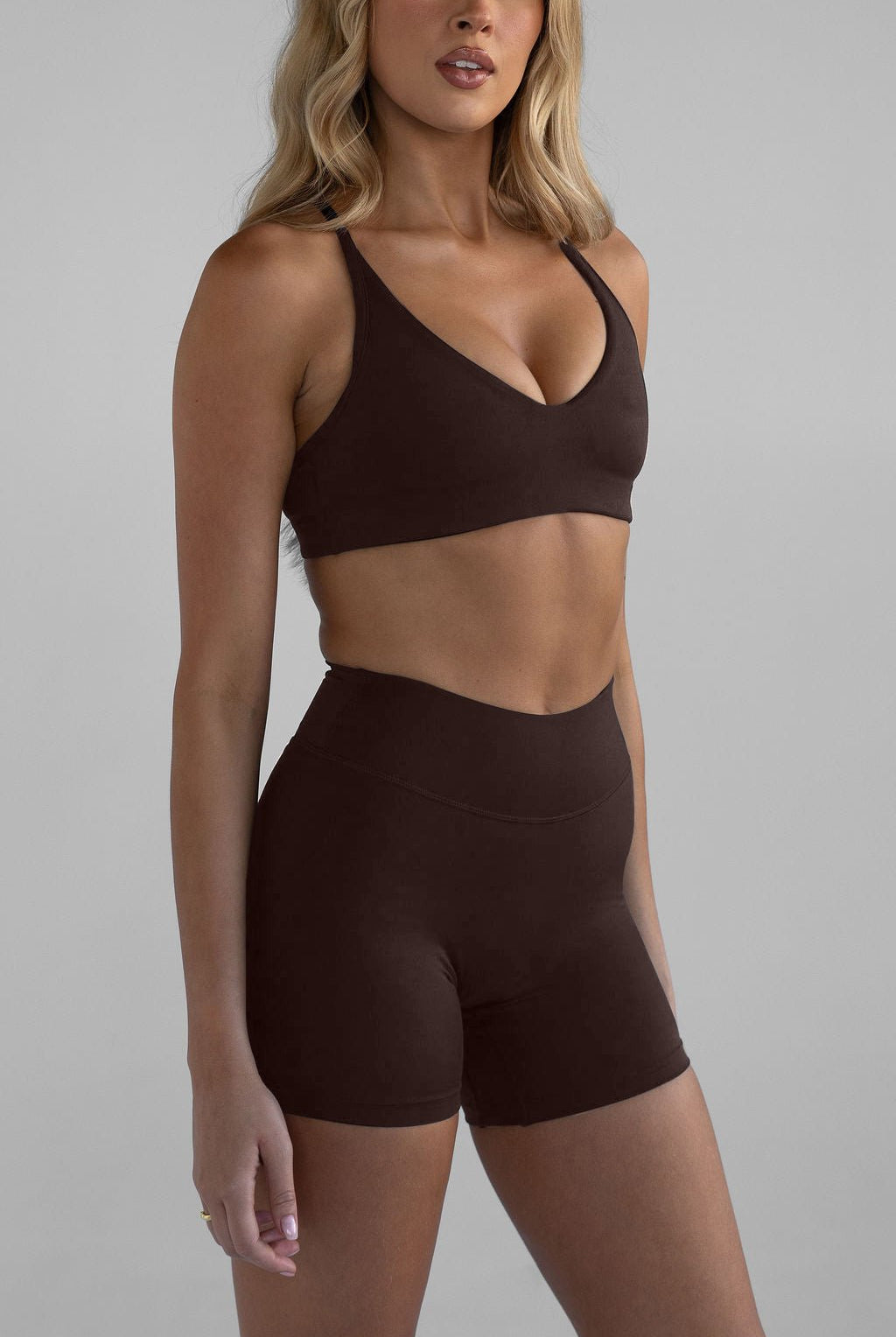 Elevate Bike Shorts - Coffee Bean (pre - order) - LEELO ACTIVE