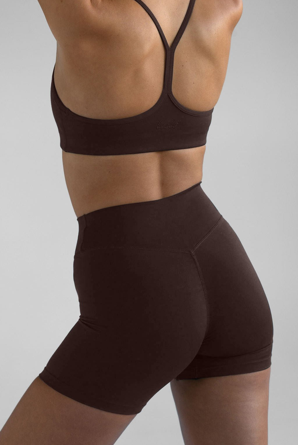 Elevate Bike Shorts - Coffee Bean (pre - order) - LEELO ACTIVE