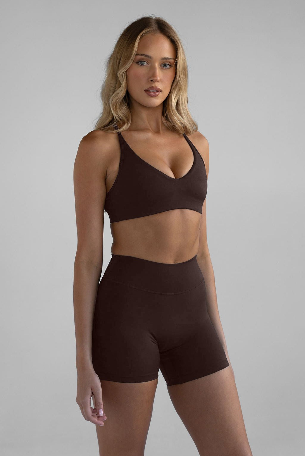 Elevate Bike Shorts - Coffee Bean (pre - order) - LEELO ACTIVE