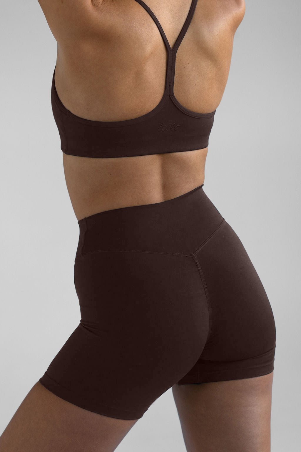 Elevate Crop - Coffee Bean (pre - order) - LEELO ACTIVE