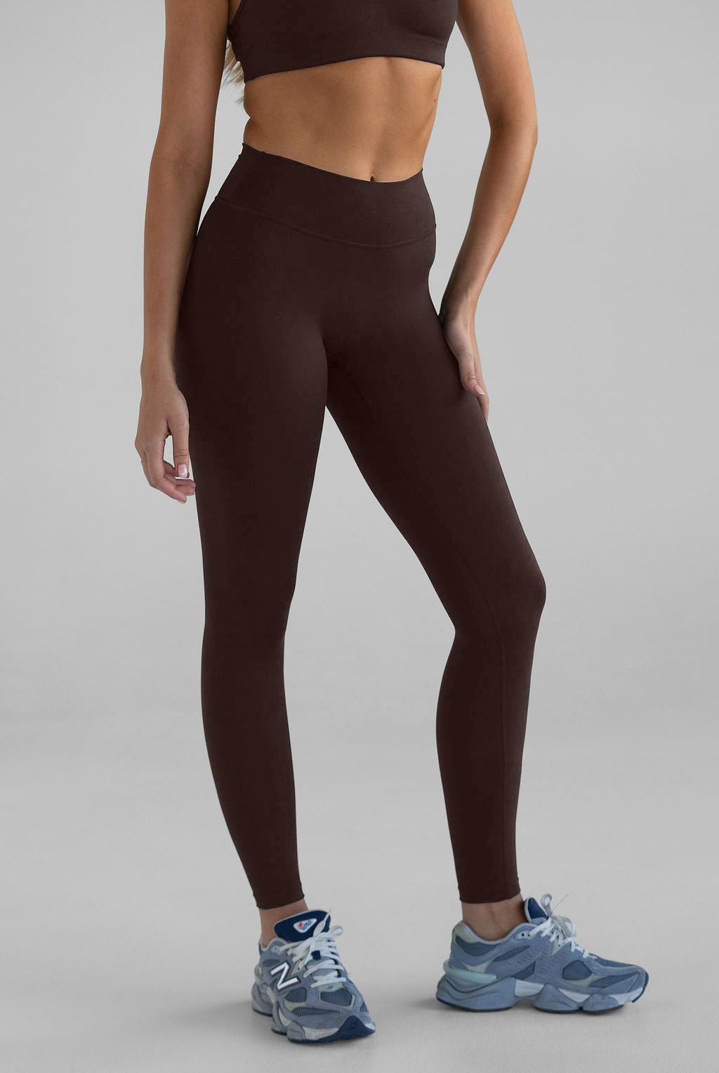 Elevate Leggings - Coffee Bean (pre - order) - LEELO ACTIVE