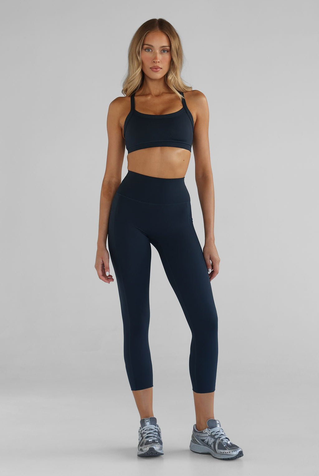 SCULPT 7/8 Pocket Leggings - Navy - LEELO ACTIVE