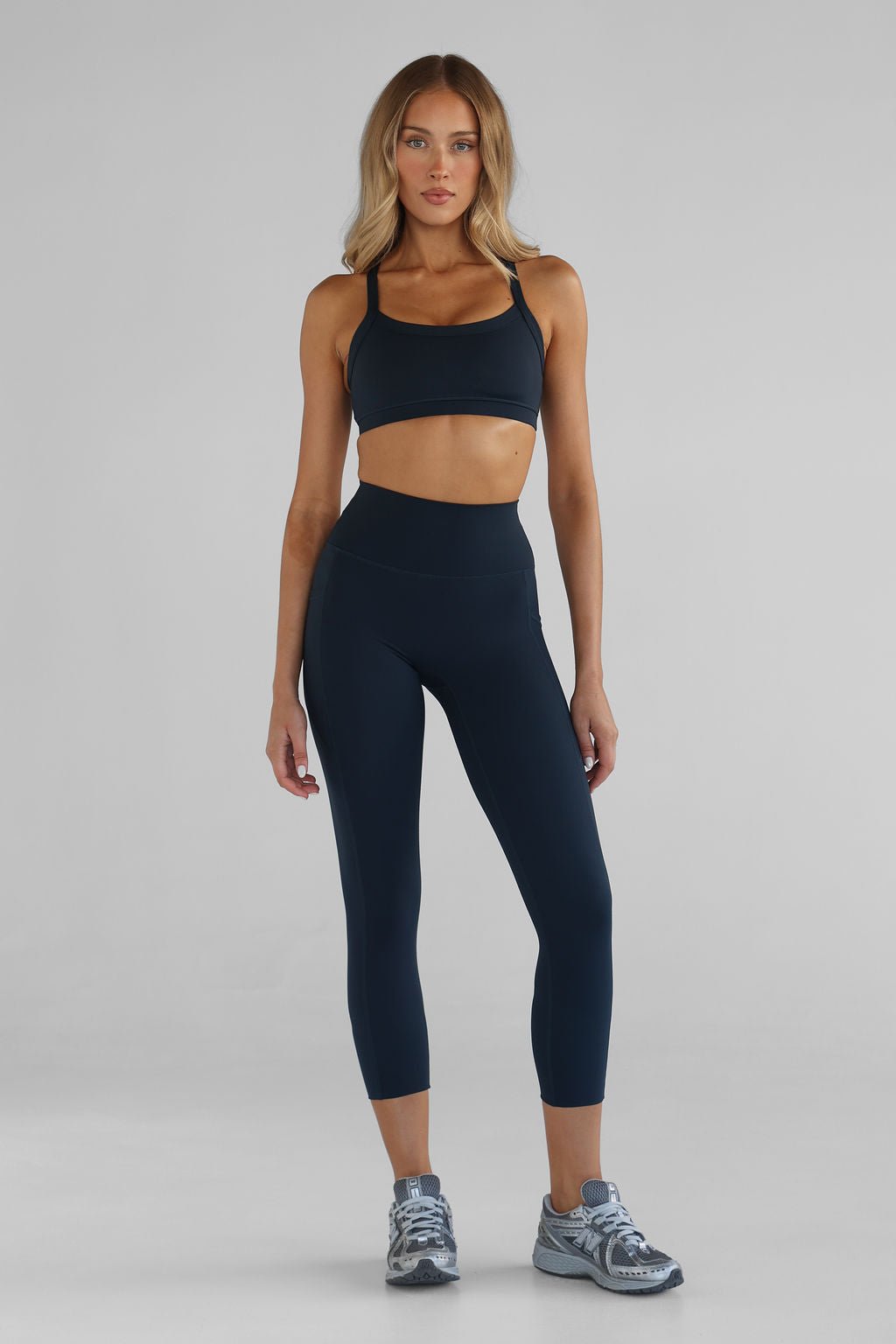 SCULPT 7/8 Pocket Leggings - Navy - LEELO ACTIVE