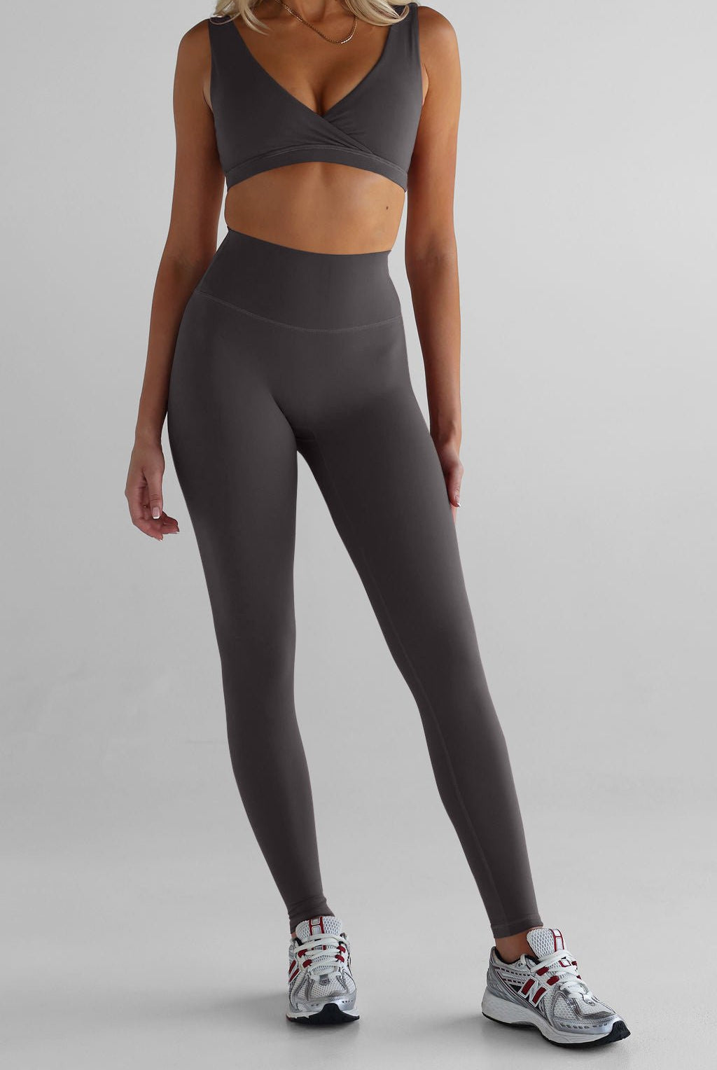 SCULPT Full Length Leggings - Dark Chocolate - LEELO ACTIVE
