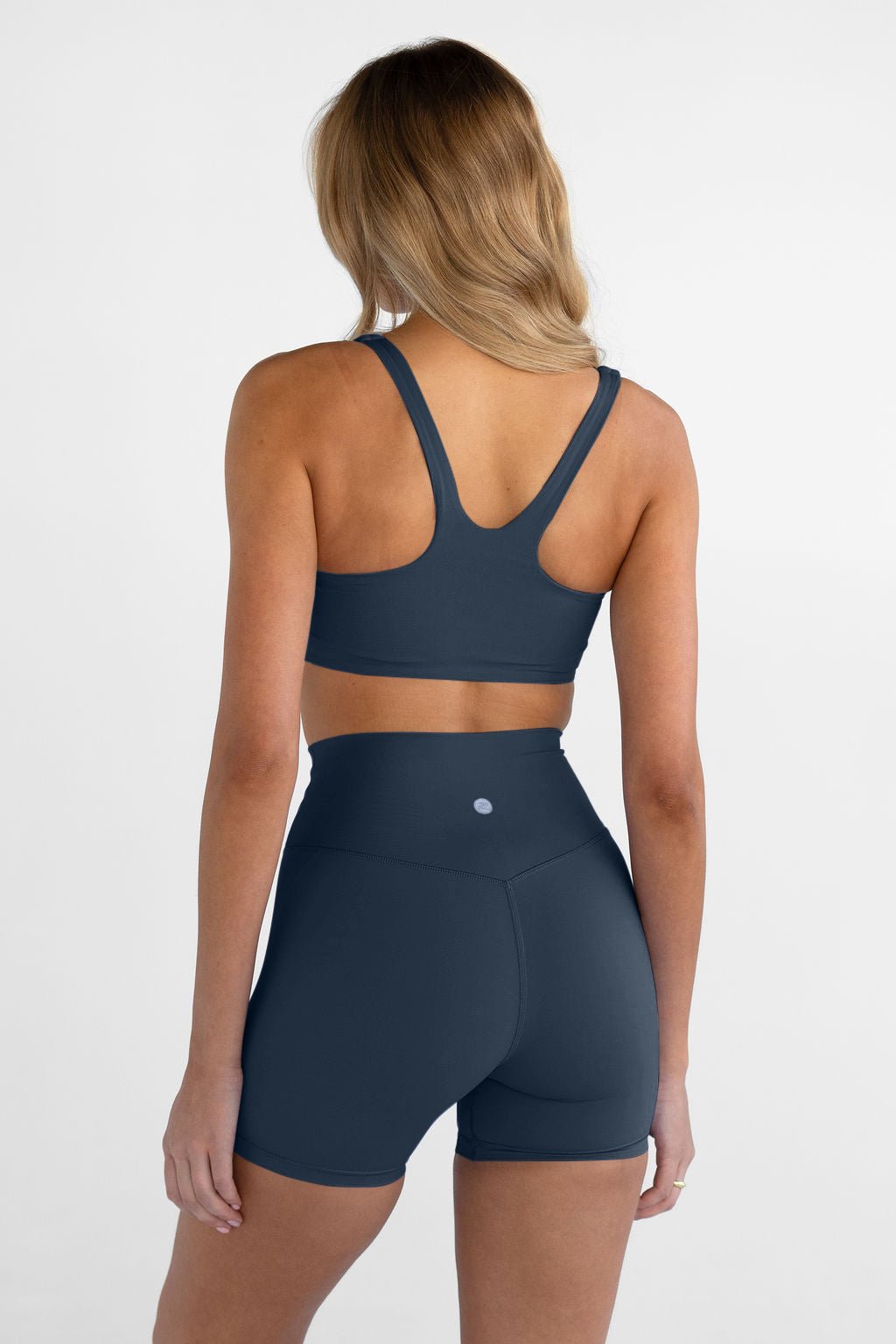SCULPT Shape Crop - Navy - LEELO ACTIVE