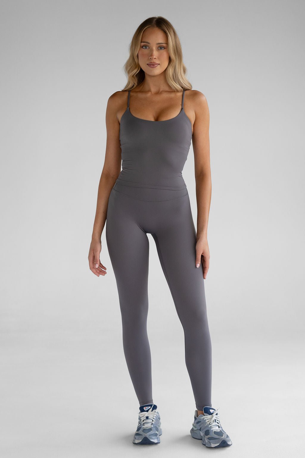 SCULPT Tank - Charcoal - LEELO ACTIVE