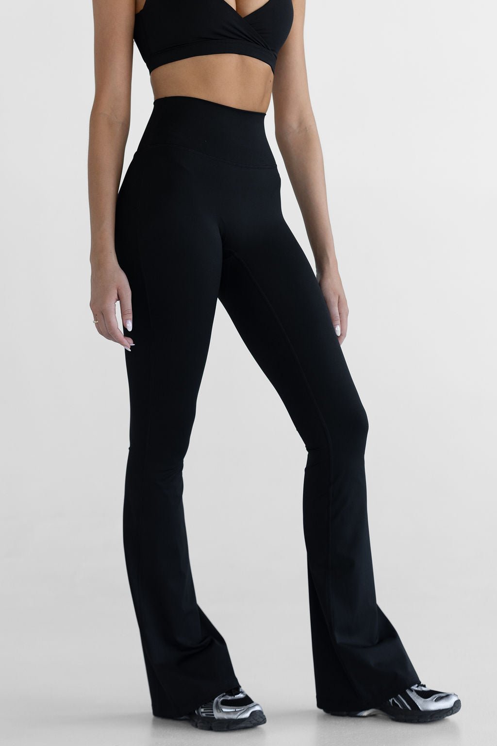 TALL Sculpt Flare Leggings - Black - LEELO ACTIVE