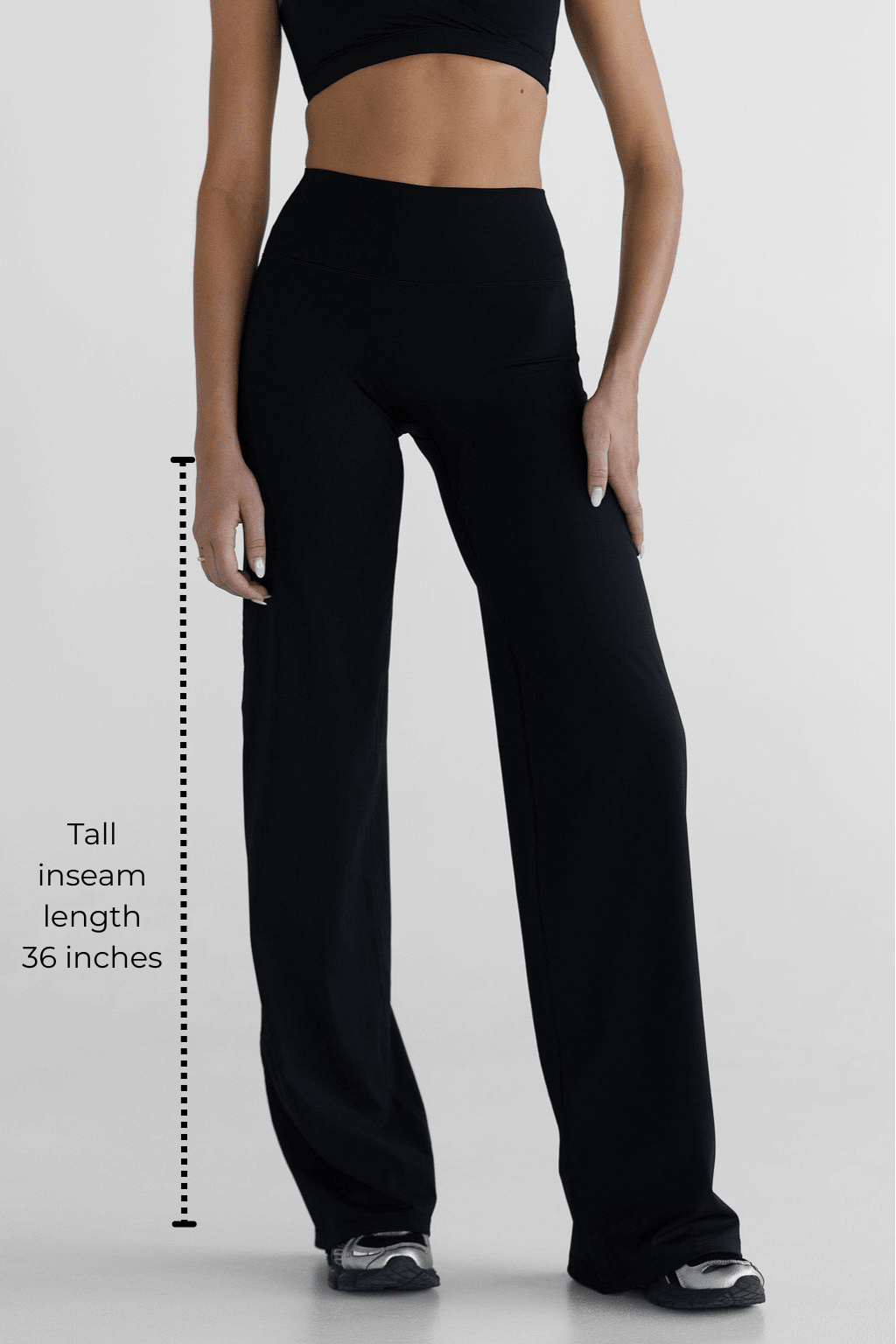 TALL Sculpt Wide Leg Pants - Navy - LEELO ACTIVE
