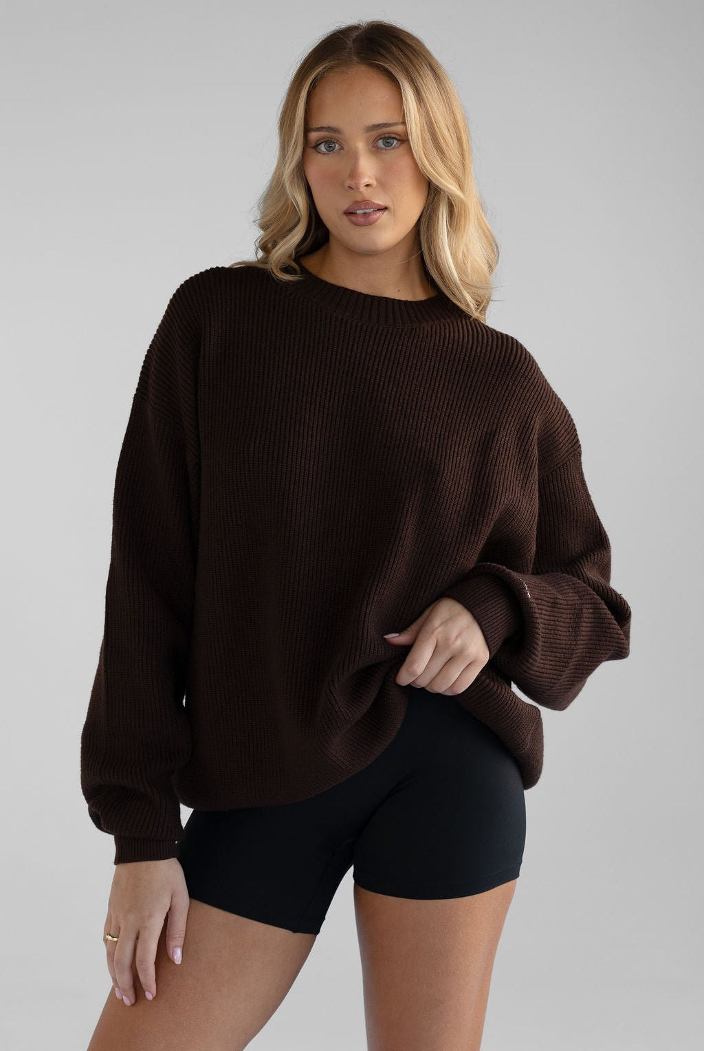 The Cosy Knit - Dark Chocolate - LEELO ACTIVE
