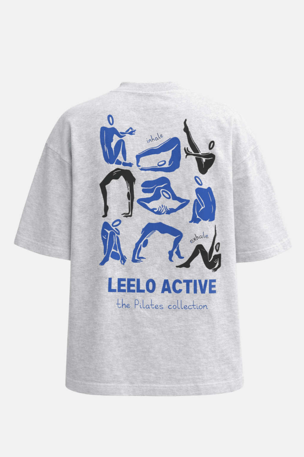 The Pilates Collection Boyfriend Tee - Oatmeal - LEELO ACTIVE