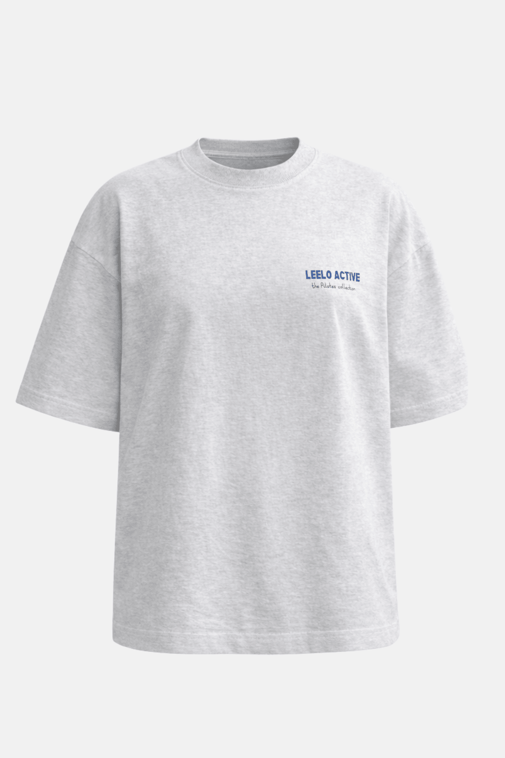 The Pilates Collection Boyfriend Tee - Oatmeal - LEELO ACTIVE