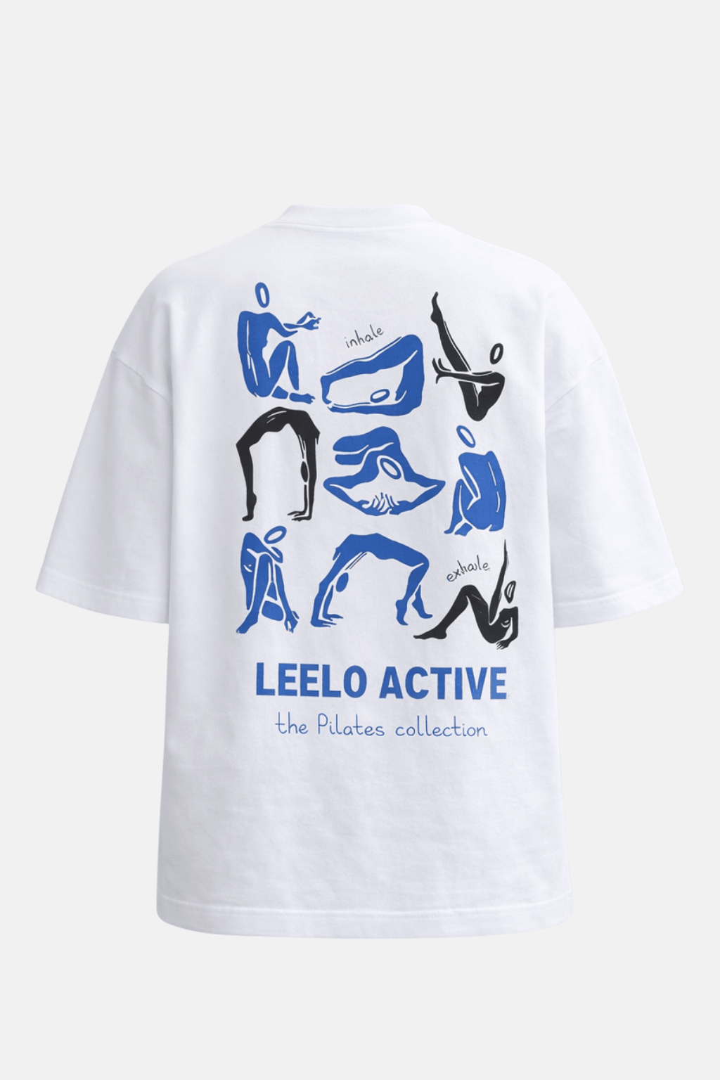The Pilates Collection Boyfriend Tee - White - LEELO ACTIVE