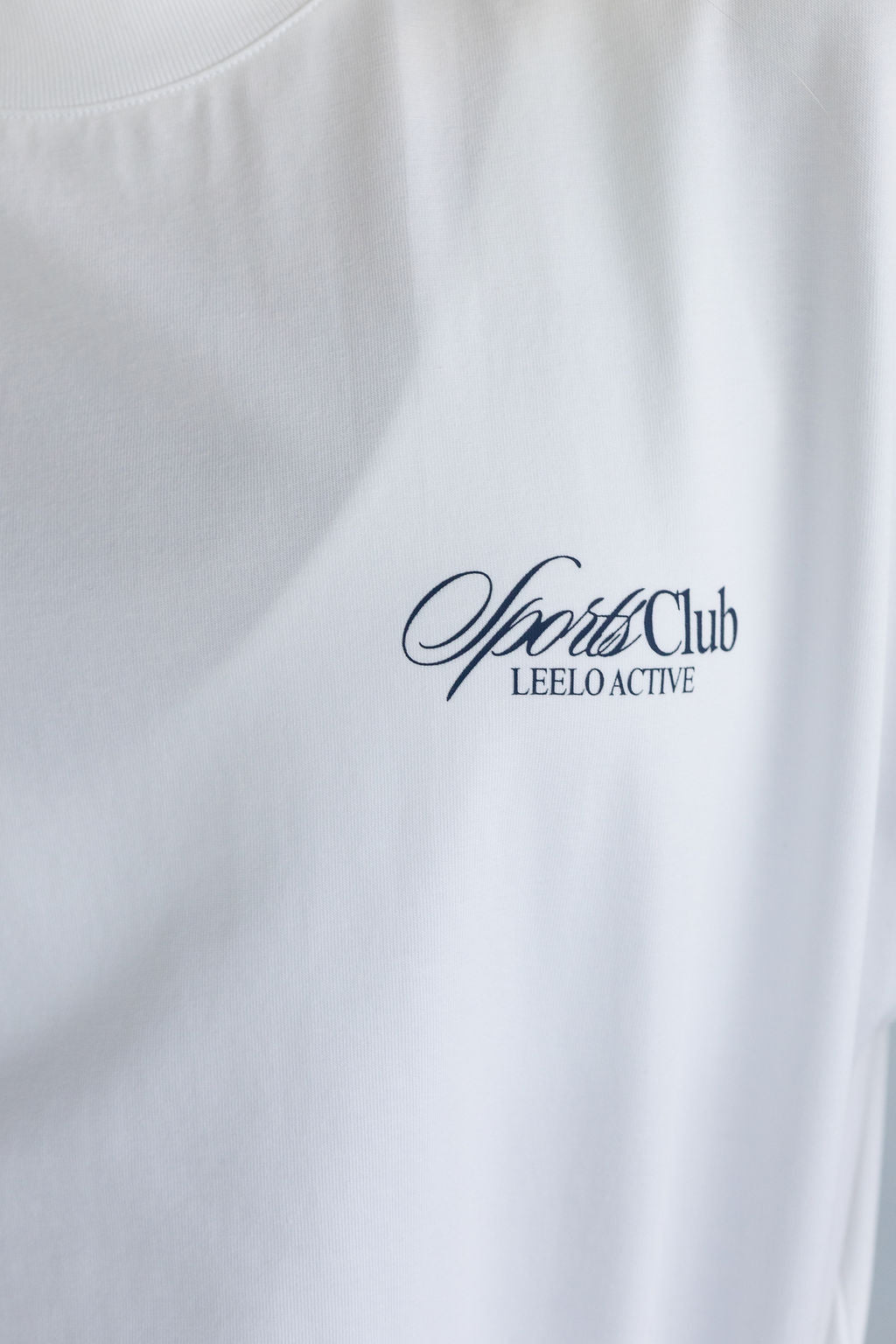 The Sports Club Boyfriend Tee - White - LEELO ACTIVE