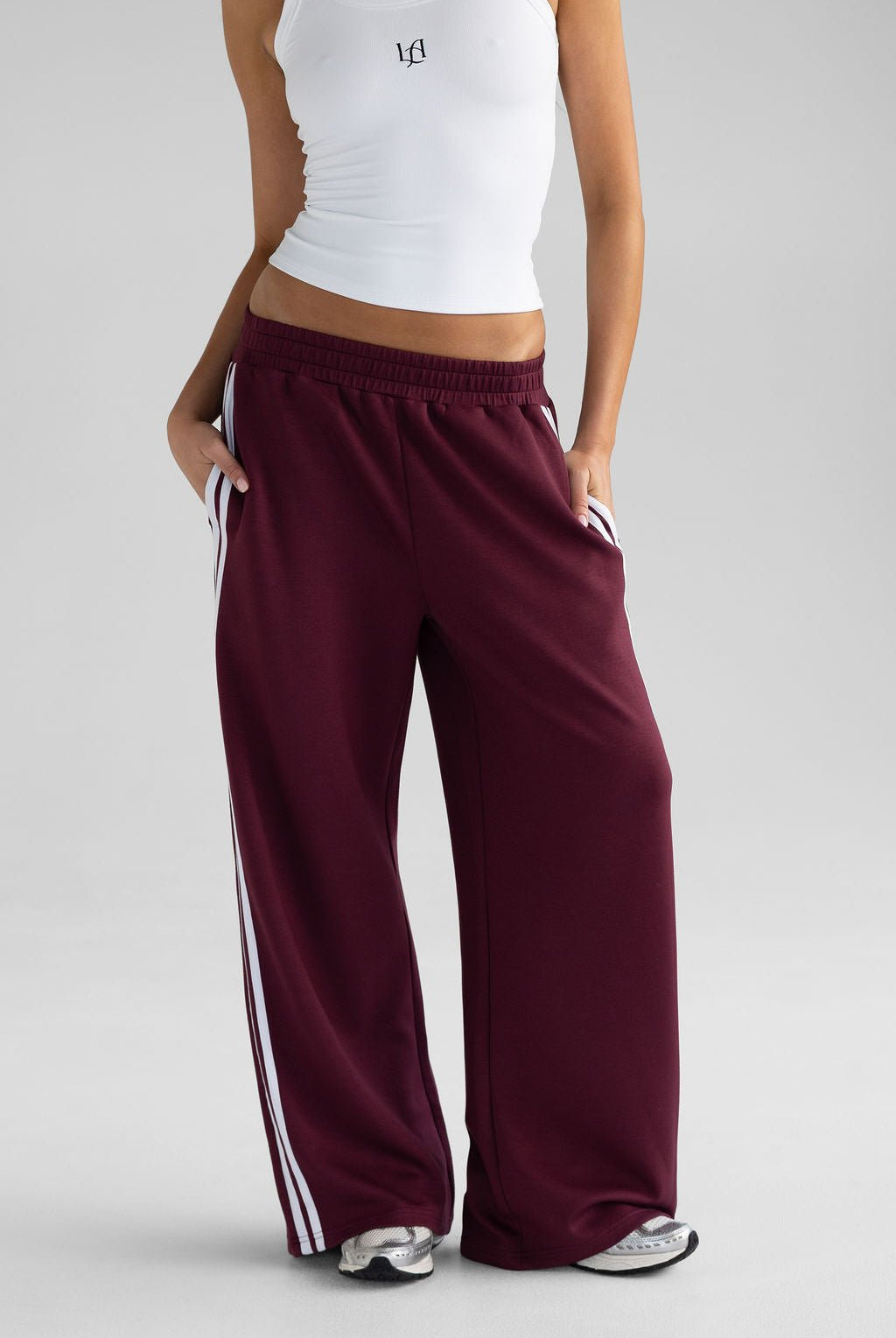 Track Star Pants - Cherry Cola - LEELO ACTIVE