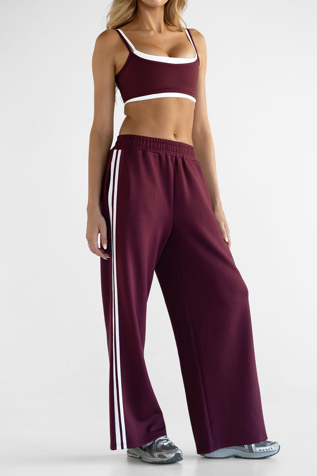 Track Star Pants - Cherry Cola (PRE - ORDER) - LEELO ACTIVE