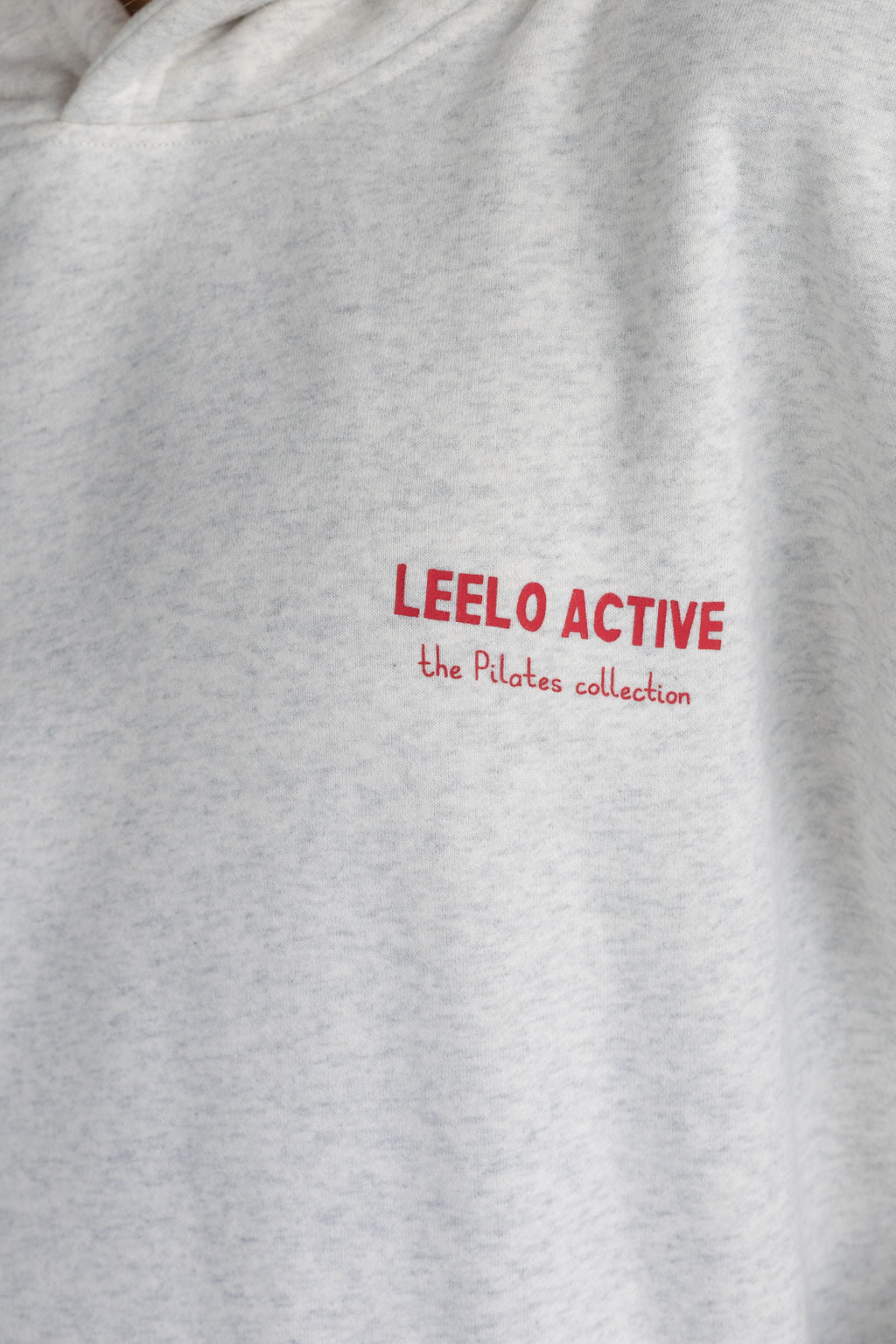 V6 Chilli Pilates Collection Hoodie - Oatmeal - LEELO ACTIVE