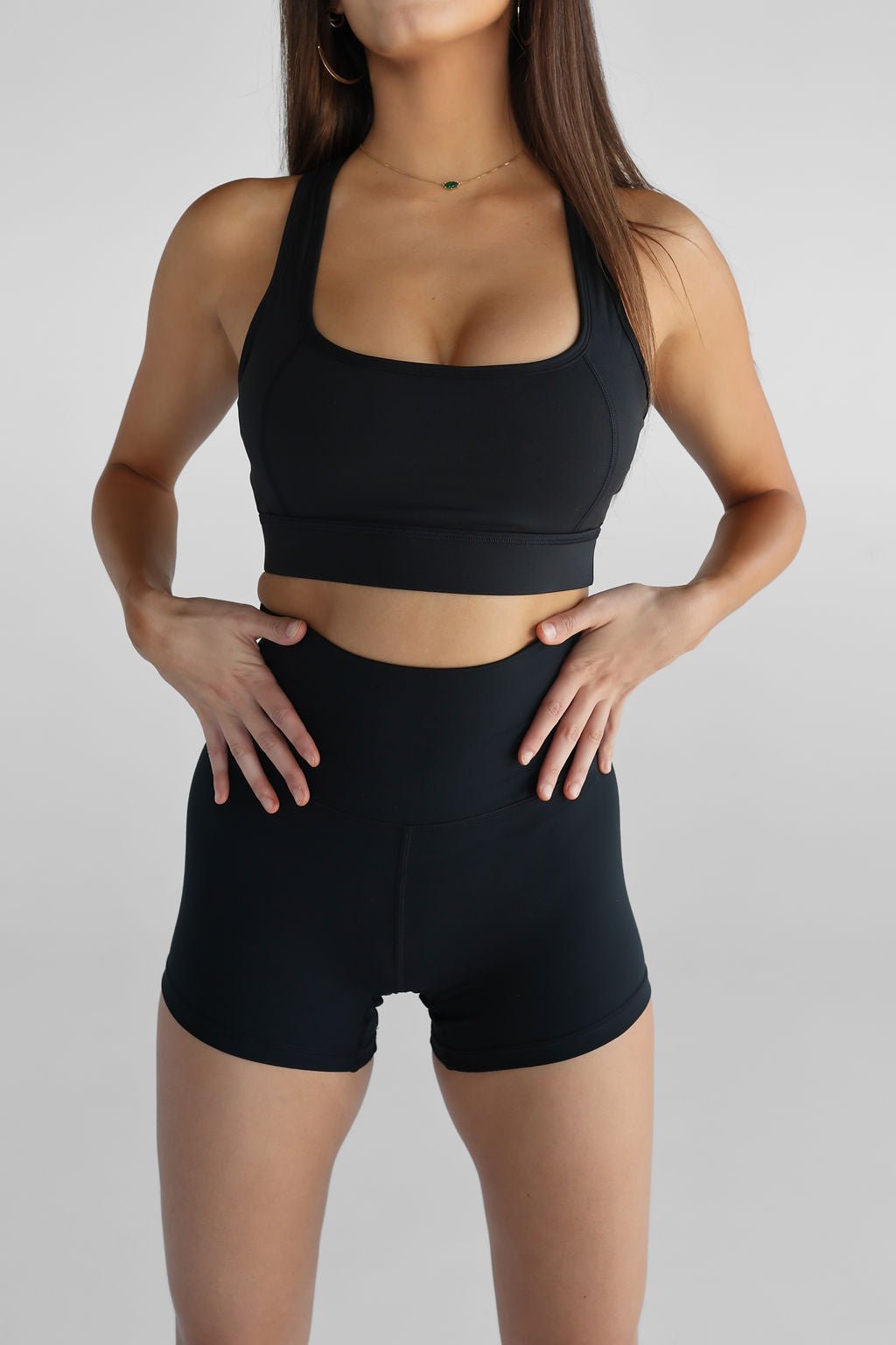 Booty Shorts - Black - LEELO ACTIVE