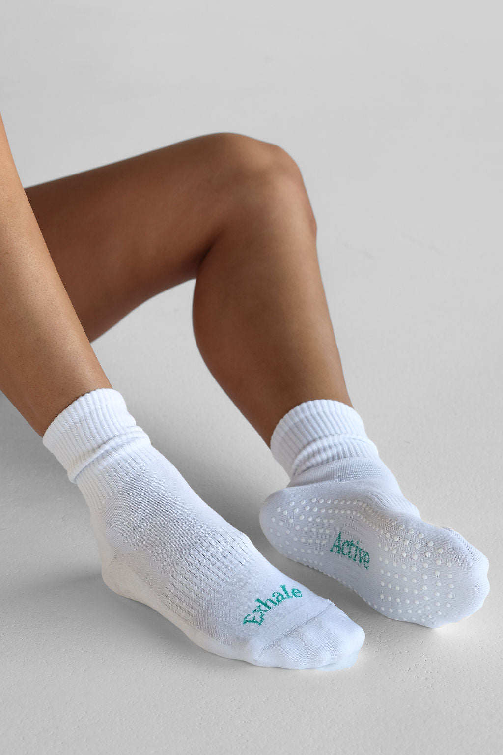 Breathe Grip Socks - Jade - LEELO ACTIVE