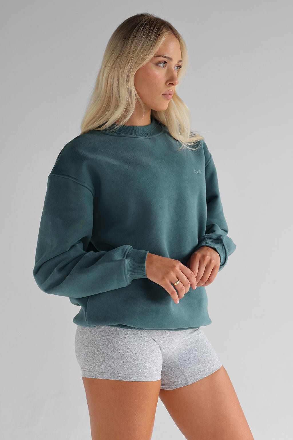 Signature Sweater - Vintage Green - LEELO ACTIVE
