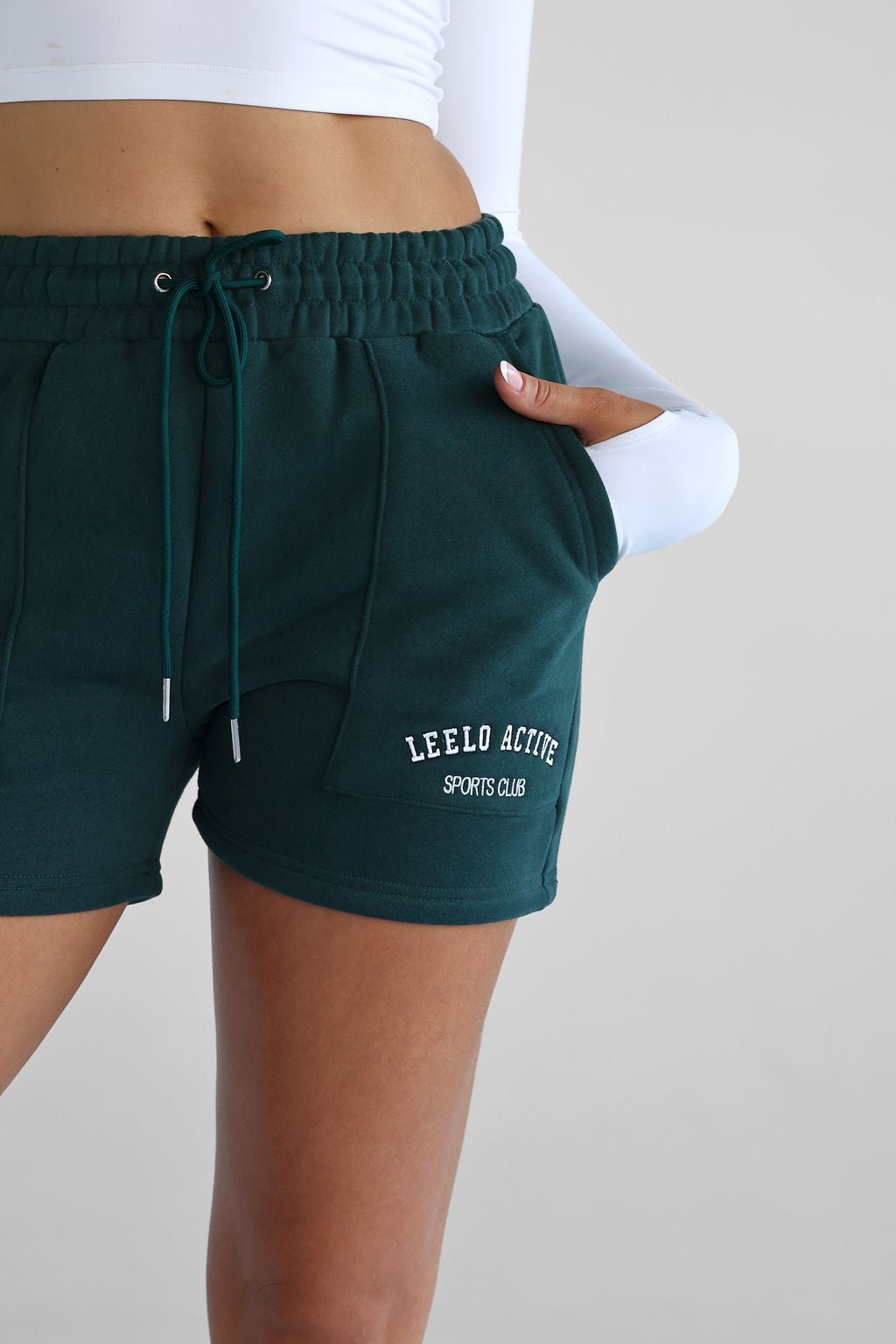 Sports Club Shorts - Boston Green - LEELO ACTIVE