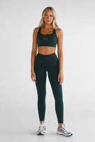 247 Crop - Brooklyn Green - LEELO ACTIVE