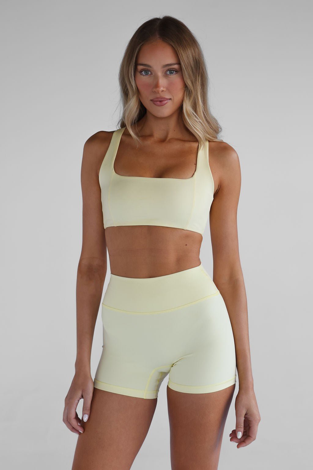 4" Sculpt Bike Shorts - Lemontini - LEELO ACTIVE