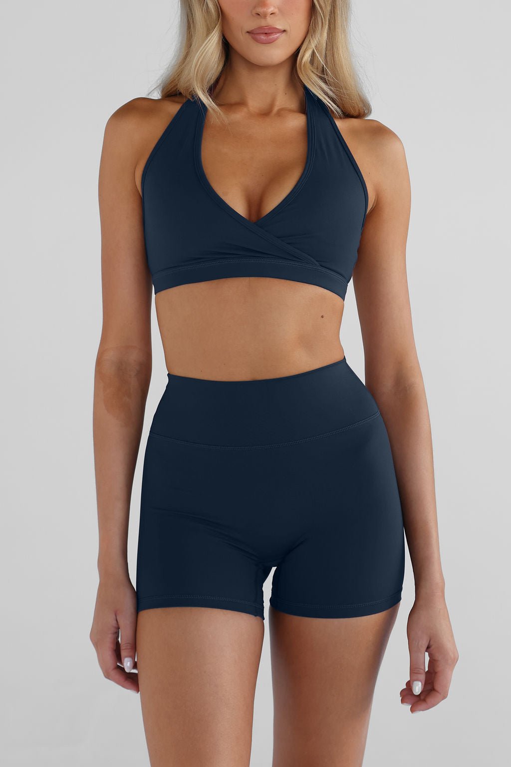 4" Sculpt Bike Shorts - Navy - LEELO ACTIVE