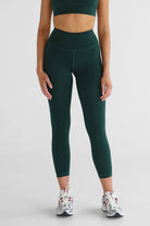 7/8 Leggings - Brooklyn Green - LEELO ACTIVE