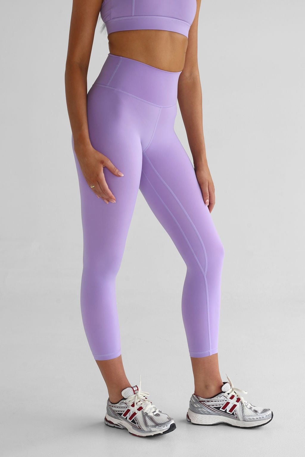 7/8 Leggings - Lilac - LEELO ACTIVE