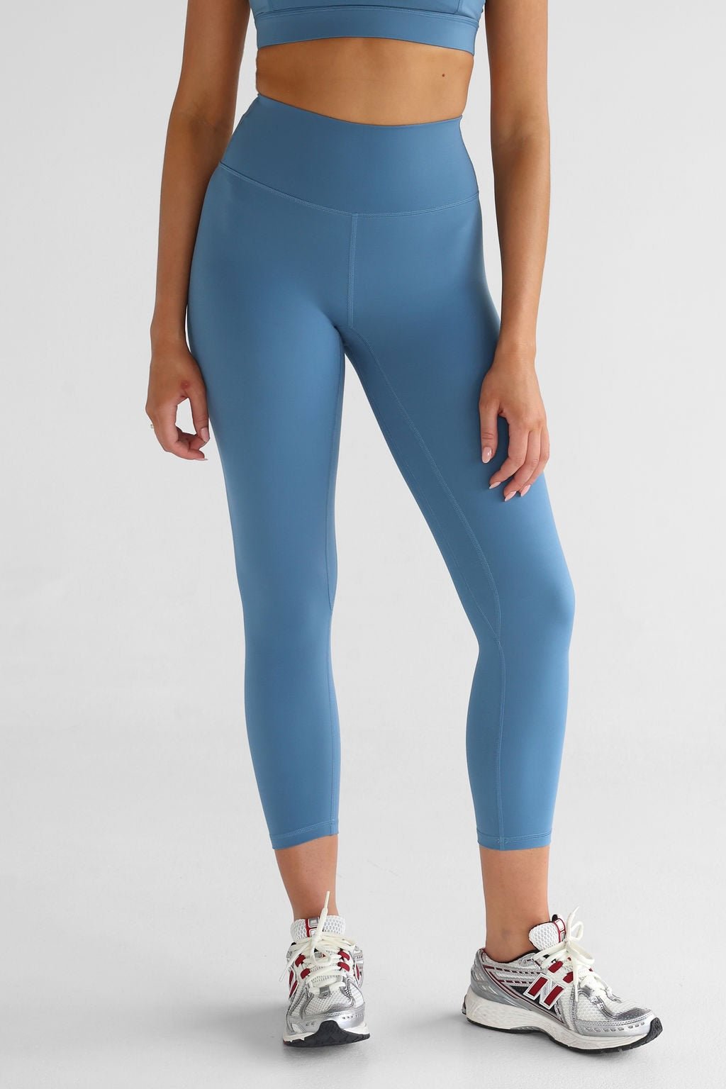 7/8 Leggings - Stormy Blue - LEELO ACTIVE