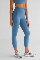 7/8 Leggings - Stormy Blue - LEELO ACTIVE