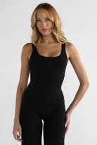 Bamboo Cami - Black (COMING SOON) - LEELO ACTIVE