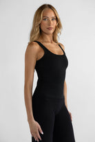 Bamboo Cami - Black (COMING SOON) - LEELO ACTIVE