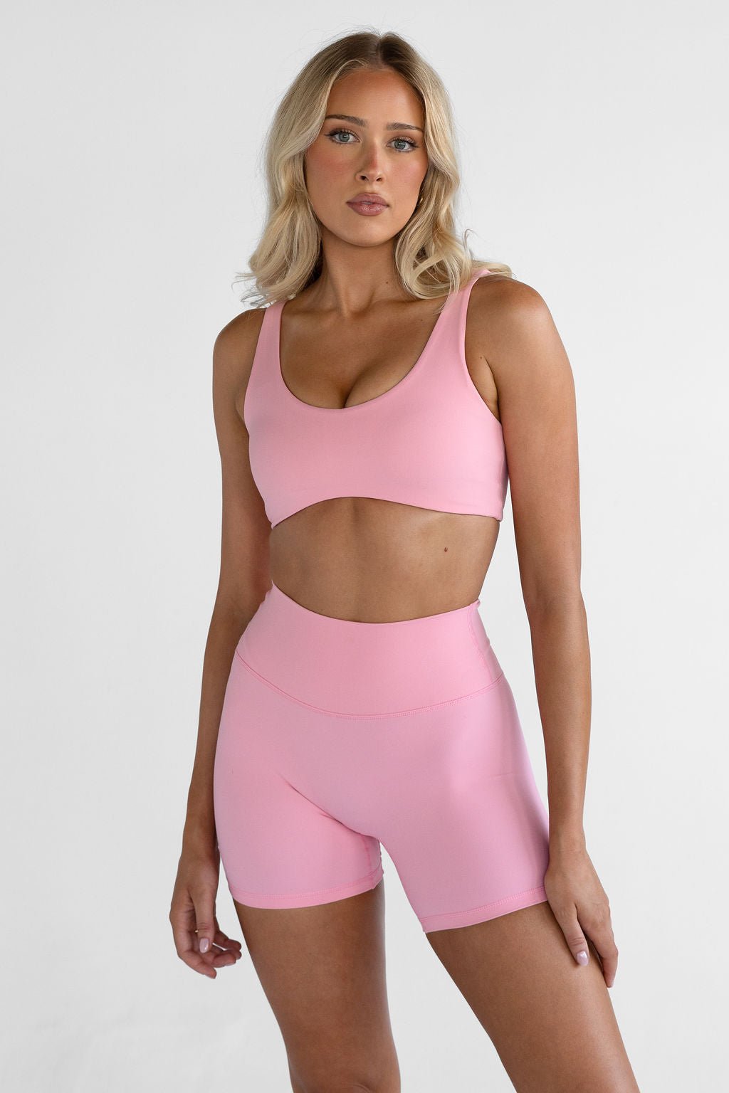 Classic 6" Bike Shorts - Peony - LEELO ACTIVE