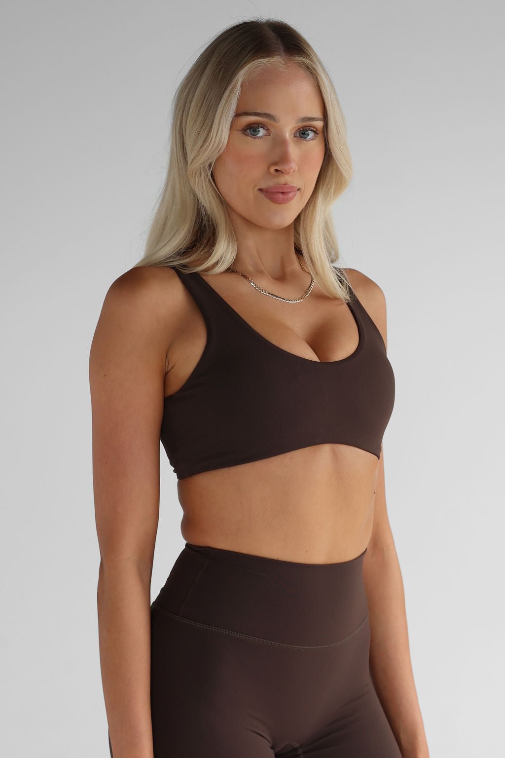 Classic Essentials Crop - Cocoa Bean - LEELO ACTIVE
