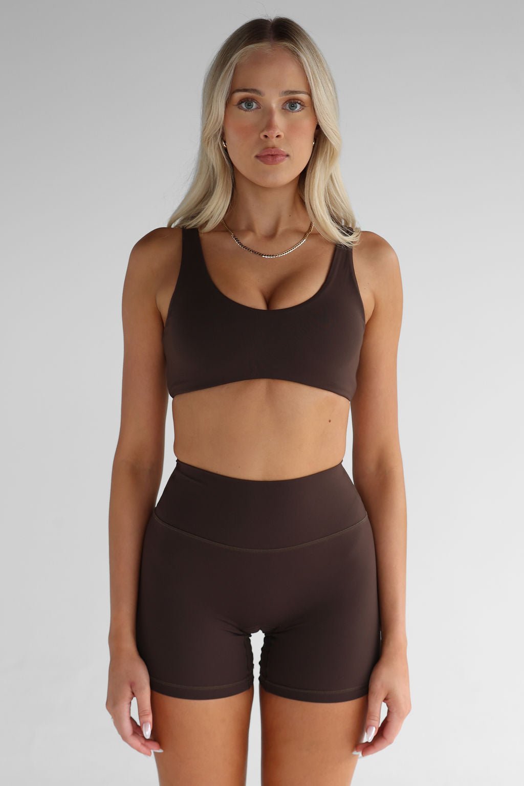 Classic Essentials Crop - Cocoa Bean - LEELO ACTIVE