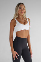 Classic Essentials Crop - White - LEELO ACTIVE