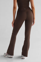 Classic Flare Leggings - Cocoa Bean - LEELO ACTIVE