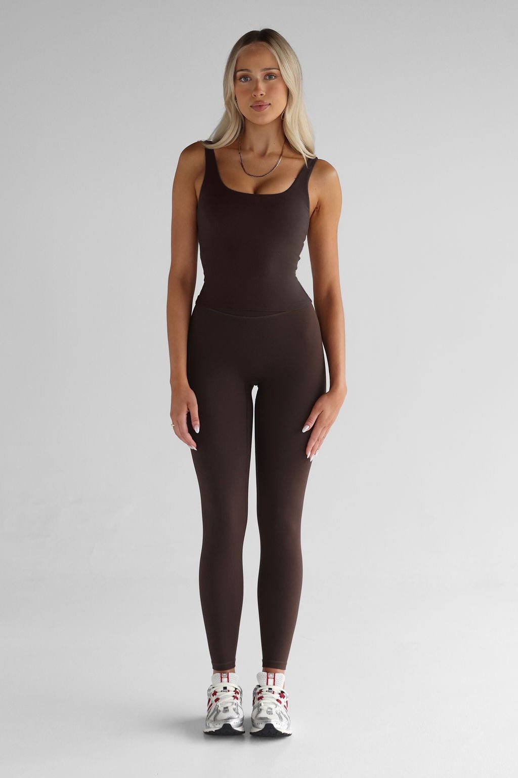 Classic Full Length Leggings - Cocoa Bean - LEELO ACTIVE