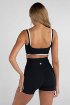 Double Layer Crop - Black - LEELO ACTIVE