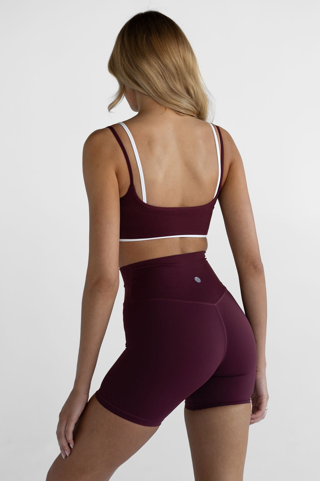 Double Layer Crop - Cherry Cola - LEELO ACTIVE