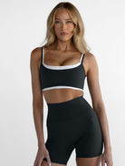 Double Layer Crop - Deep Forrest - LEELO ACTIVE