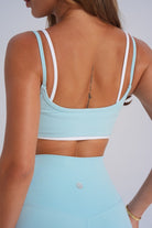 Double Layer Crop - Ice Blue - LEELO ACTIVE