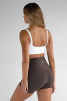 Double Layer Crop - White - LEELO ACTIVE