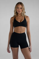 Elevate Crop - Black (pre - order) - LEELO ACTIVE