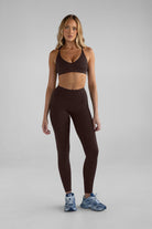 Elevate Leggings - Coffee Bean (pre - order) - LEELO ACTIVE